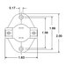 Rheem® 47-22860-02 General Purpose Limit Switch, 230 V Control, 1-Pole, SPST Switch Contact, NC, Auto Reset, Blue