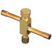 Rheem® 61-21368-25 Service Valve, 3/8 in Main Line, 3/8 in Service Port, Sweat ODF Main Line Connection, Brass