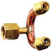 Rheem® 83-CD9640-1PK Access Tee, 1/4 in x 1/4 in, Male SAE Flared x Male SAE Flared, Brass/Copper