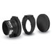 RoofGoose Vent SWS-2375-B Side Wall Line Set Termination, Plastic, Black