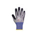 SAS Safety Corp® SafeCut® 6777-14 Gloves, HPPE Seamless Nylon, Black/Gray, L/XL, 15 ga Thick