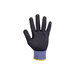 SAS Safety Corp® SafeCut® 6777-14 Gloves, HPPE Seamless Nylon, Black/Gray, L/XL, 15 ga Thick