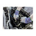 SAS Safety Corp® SafeCut® 6777-14 Gloves, HPPE Seamless Nylon, Black/Gray, L/XL, 15 ga Thick