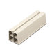 SLIMDUCT® 87761 Riser, 309 lb Load, 14 in H, 4 in W, 3-3/4 in D, PVC, Ivory