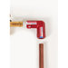 SmartLock® ELSW5800 Swage Union Elbow, 5/8 in x 5/8 in, 90 deg, Material Construction: Aluminum Alloy, Red
