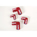 SmartLock® ELSW5800 Swage Union Elbow, 5/8 in x 5/8 in, 90 deg, Material Construction: Aluminum Alloy, Red