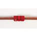 SmartLock® UNST1200 Straight Union, 1/2 in x 1/2 in, Material Construction: Aluminum Alloy, 2.272 in L, Red