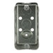 Steel City® 583611/2 Utility Box, Galvanized Steel, 1-Gang, 10-Knockout, 1-Outlet, 13 cu-in, 4 in H, 2-1/8 in W