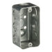 Steel City® 583611/2 Utility Box, Galvanized Steel, 1-Gang, 10-Knockout, 1-Outlet, 13 cu-in, 4 in H, 2-1/8 in W