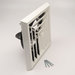 TRUaire® 81943 Grille With Damper, For Duct Size: 8 x 8 in, Square Duct, Ceiling Installation/Mounting, Polymer