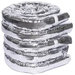 The Unico System® UPC-226DH-R4-5 Flexible Double Barrier Tubing, 2-1/2 in ID, 12 ft L, R4, Aluminum Jacket, Round