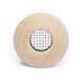 The Unico System® UPC-57T-RO-1 Round Supply Outlet, 2 in, Oak Wood