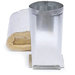 The Unico System® UPC-61-2430 Round Supply Air Plenum Adapter, Air Plenum Adapter, 8 in H, 12 in W, 7-1/2 in D, Steel