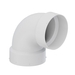 Tigre 321-3403 Elbow, 3 in x 3 in, Hub x Hub, 45 deg, White, PVC