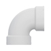 Tigre 321-3403 Elbow, 3 in x 3 in, Hub x Hub, 45 deg, White, PVC