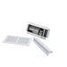 Tjernlund AireShare AS1 Room-to-Room Transfer Fan, 15-3/4 in L, 7-3/4 in W, 1/4 in D, 120 V, 20 W, 60 cfm