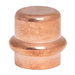 WOLVERINE BRASS® 99625 Cap, 1/2 in, Press, Copper, Material Construction: Lead-Free Copper