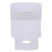 Wagner® WC04 Cable Clamp, Nylon, 1/4 in Max Bundle Dia, White, 3/8 in W, 0.05 in H