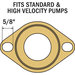 Webstone 1370 Series H-13706HV Isolator Double Flanged Check Valve, 1-1/2 to 2 in Inlet, 1-1/2 to 2 in Outlet, NBR Seal