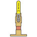 Webstone 8140 Series H-81405HV Uni-Flange Ball Valve, 1-1/4 in x 1-1/4 in, Press x Rotating Flange, Brass Body