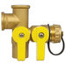 Webstone Pro-Pal® 4167 Series H-41672 Expansion Tank Pro Service Valve With Hi-Flow Hose Drain, 1/2 in x 1/2 in
