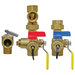 Webstone H-x544WPR-LH Series H-85443WPR-LH Tankless Water Heater Service Valve, 1.163 MBtu/hr BTU, 3/4 in x 3/4 in