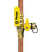 Webstone H-x061 Series H-80615 Ball Valve, 1-1/4 in x 1-1/4 in, Press x Press, Brass Body, PTFE Seal, Full Port