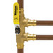 Webstone H-x864 Series H-58644 Ball Valve, 1 in x 1 in, Sweat x Sweat, Brass Body, PTFE Seal, Full Port, 5.81 in W