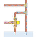 Webstone H-7x20W Series H-78204W Thermostatic Mixing Valve With Integral Check Valve and Temperature Locking Handle