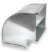 ZM Sheet Metal No 1 Series 001-101026 Broadway Elbow, Rectangular Duct, 10 in x 10 in, 90 deg, 26 ga Gauge