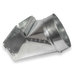 ZM Sheet Metal No 26 Series 026-120307 Stack Elbow Boot, For Duct Size: 7 in, 12 x 3-1/4 in Register Opening, 90 deg