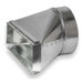 ZM Sheet Metal No 28 Series 028-140308 Stack Straight Boot, For Duct Size: 8 in, 14 x 3-1/4 in Register Opening