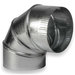 ZM Sheet Metal No 48 Series 048-000726 Elbow, Round Duct, 7 in x 7 in, 90 deg, 26 ga Gauge