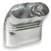 ZM Sheet Metal No 71 Series 071-000530 1-Piece Vertical Elbow, Oval Duct, 5 in x 5 in, 45 deg, 30 ga Gauge