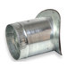 ZM Sheet Metal No 136 Series 136-051026 Airtite Scoop Take-Off With Adhesive, Round Duct 1, 5 in, 26 ga Gauge