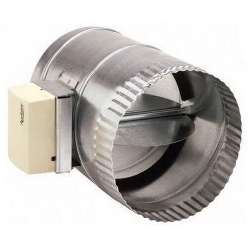 Aprilaire® 6208 Static Bypass Damper, Round Duct, For Duct Size: 8 in, 24 V, Galvanized Steel