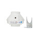 fantech® FR Series 411334 In-Line Duct Fan, 280 cfm, For Duct Size: 6 in, Circular Duct, 0.2 in-WG Static Pressure
